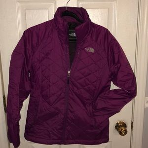 Purple north face lightweight coat